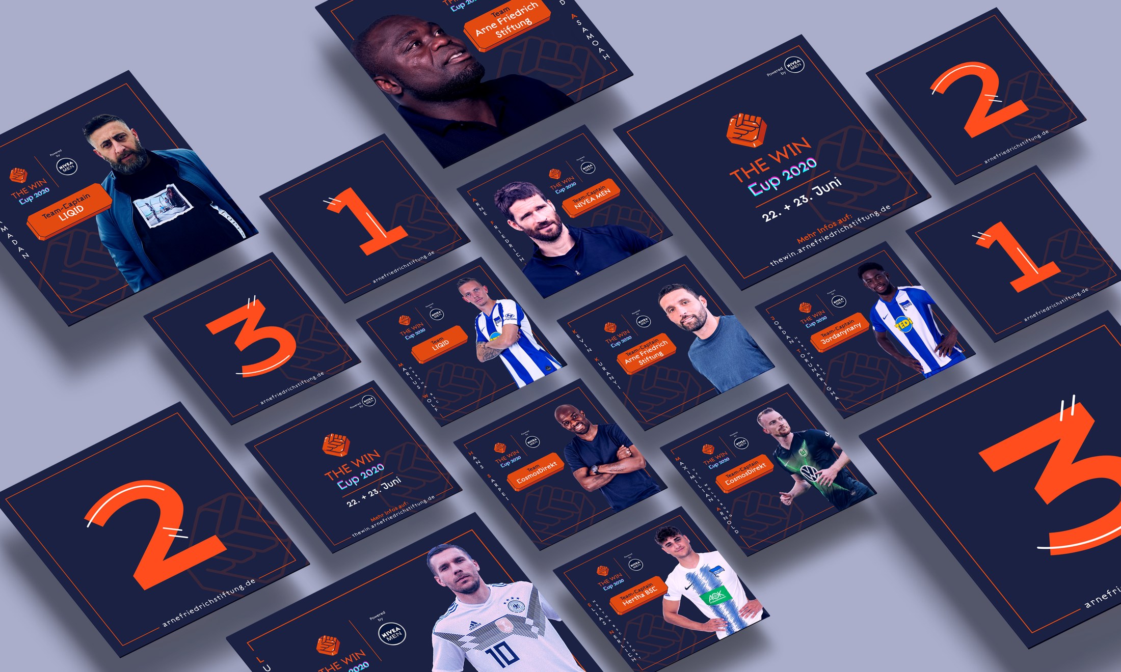 The WIN Cup – Social-Kampagne und Matchup-Grafiken