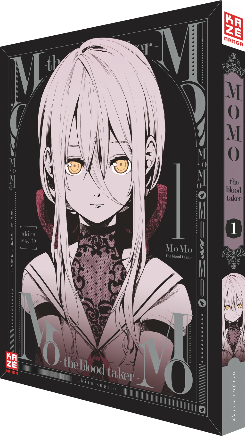 Dreidimensionale Ansicht von MoMo – The Blood Taker, Band 1