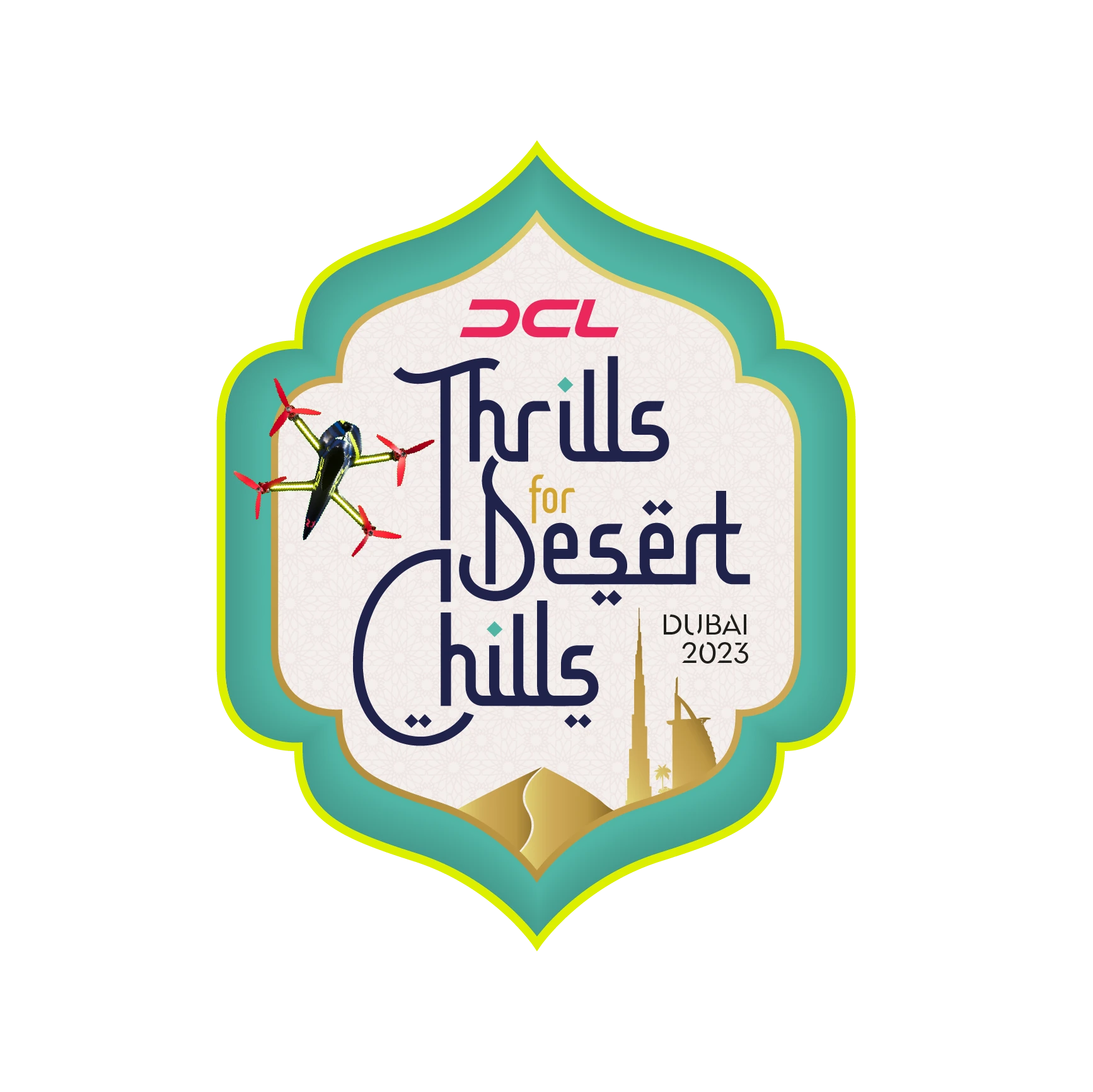 DCL Thrills for Desert Chills – von mir gestaltetes Eventlogo