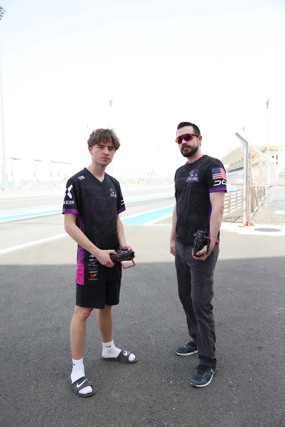 Die beiden Piloten von Cyclone am Yas Marina Circuit