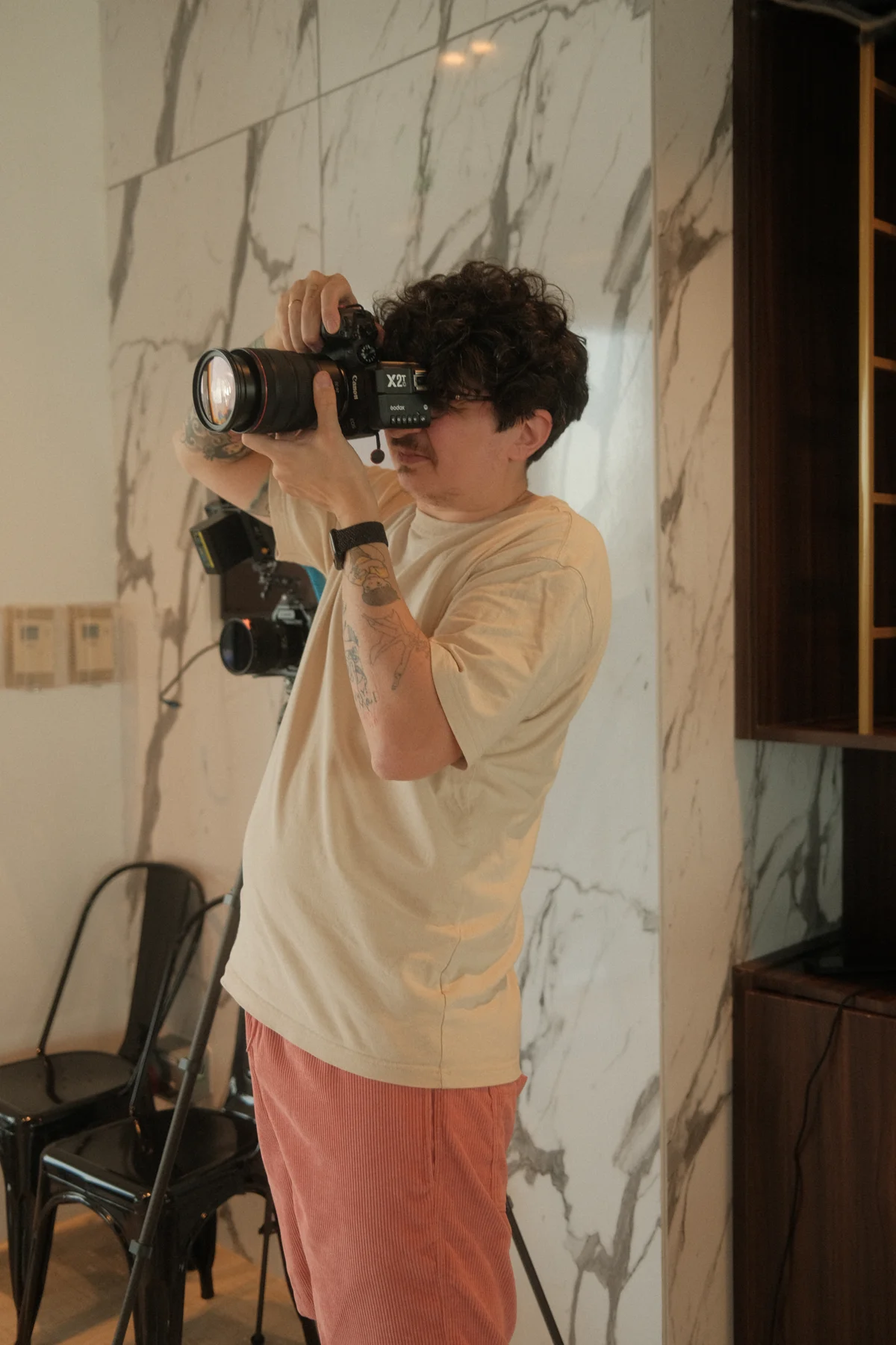 Benyamin beim Porträtshooting