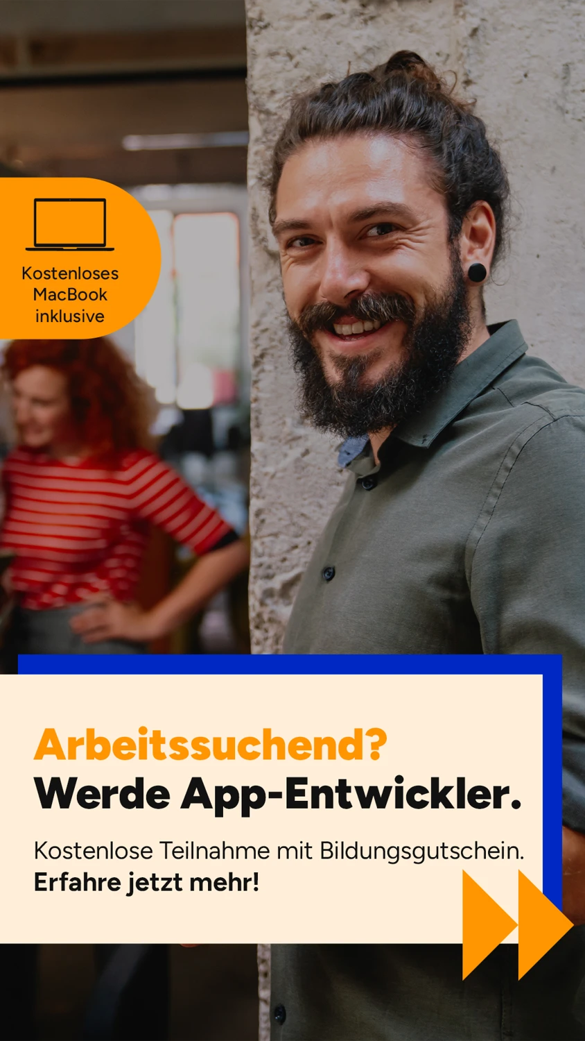 AppAkademie – vertikales Story-Anzeigenmotiv